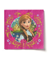 Disney Frozen Luncheon Napkins Birthday Party Tableware Supply (16 Pack), Multi Color, 6.5" x 6.5".